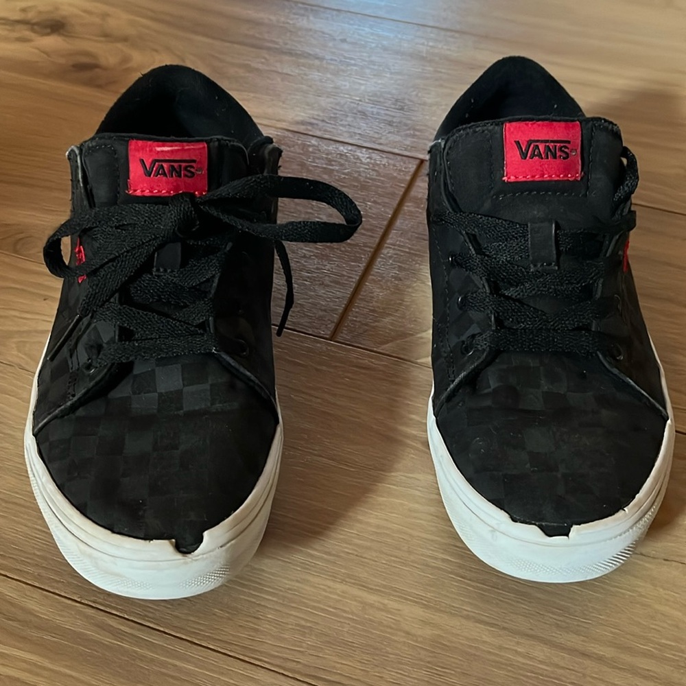 Black Vans Youth 6